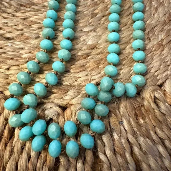 Turquoise Beaded Necklace - Picture 4 of 5